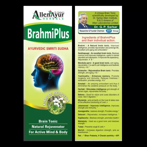 Allen Labs Brahmi Plus Brain Tonic (200ml)