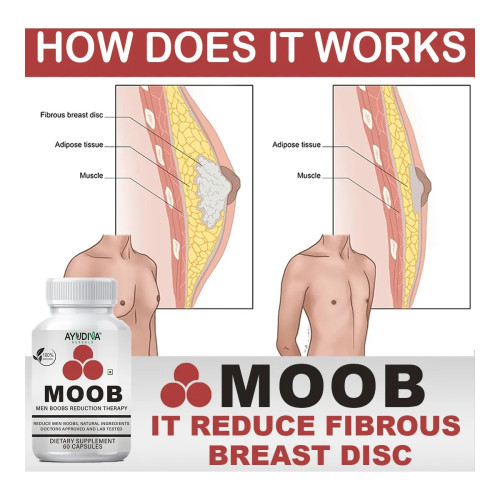 Ayudiva Herbals Moob  Capsules (60 Capsules, Pack of 3)