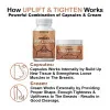 Ayudiva Herbals Breast Uplift & Tighten  Capsules + Breast Uplift & Tightening Cream (60 Capsules + Cream 50g) (1Pack)
