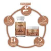Ayudiva Herbals Breast Uplift & Tighten  Capsules + Breast Uplift & Tightening Cream (60 Capsules + Cream 50g) (1Pack)