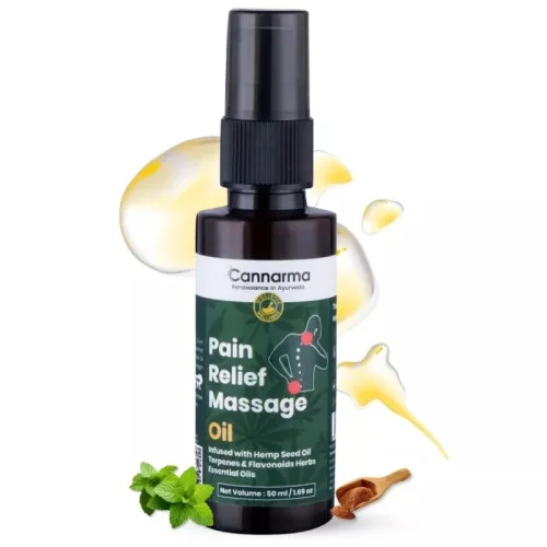 Cannarma Hemp Pain Relief Massage Oil (50ml)