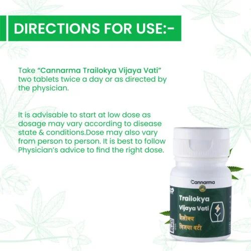 Cannarma Trailokya Vijaya Vati Pain Relief  Tablet (30 Tablets)