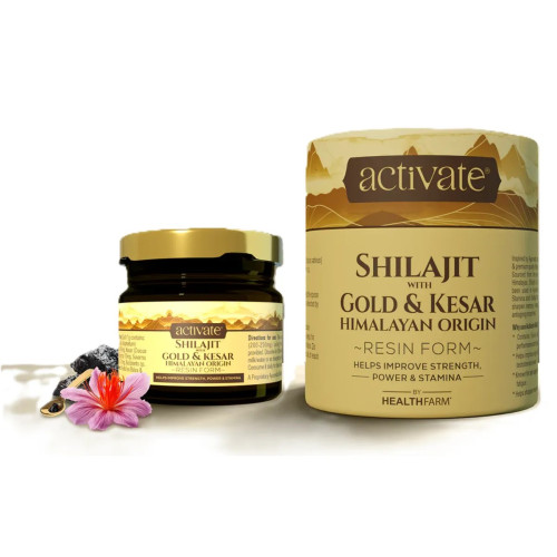 Activate Shilajit With Gold & Kesar Resin Form (20g)