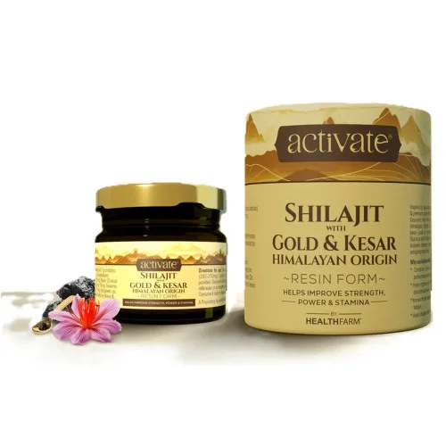 Activate Shilajit With Gold & Kesar Resin Form (20g)