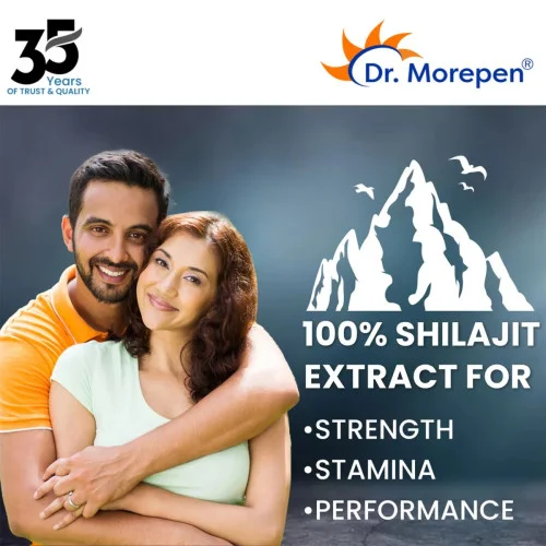 Dr Morepen Shilajit Resin Form And Shilajit  Capsules (15Gm + 60 Capsules) (1Pack)