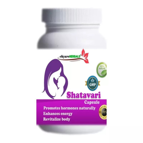 Ekyure Herbals Shatavari  Capsulesule (60 Capsules)