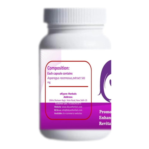 Ekyure Herbals Shatavari  Capsulesule (60 Capsules)