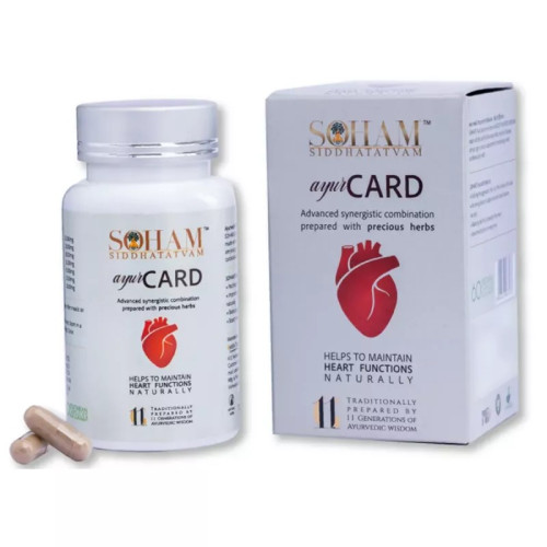 Soham Siddhatatvam Ayur Card  Capsules (60 Capsules)