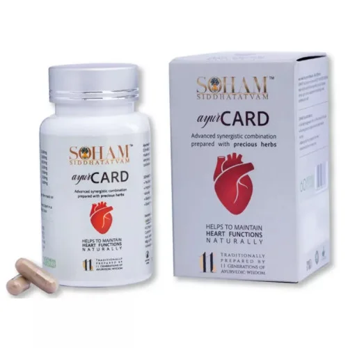 Soham Siddhatatvam Ayur Card  Capsules (60 Capsules)