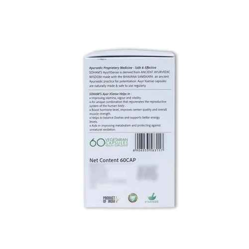 Soham Siddhatatvam Ayur X Sense  Capsules (60 Capsules)