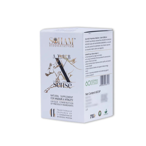 Soham Siddhatatvam Ayur X Sense  Capsules (60 Capsules)