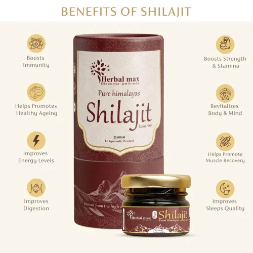 Herbal Max Shilajit Resin Form (20g)