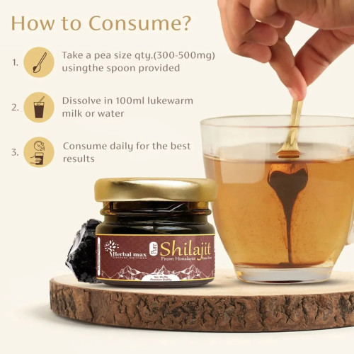 Herbal Max Shilajit Resin Form (20g)