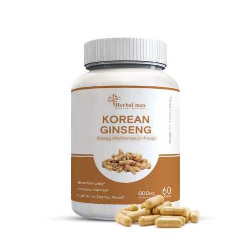 Herbal Max Korean Ginseng (60 Capsules)