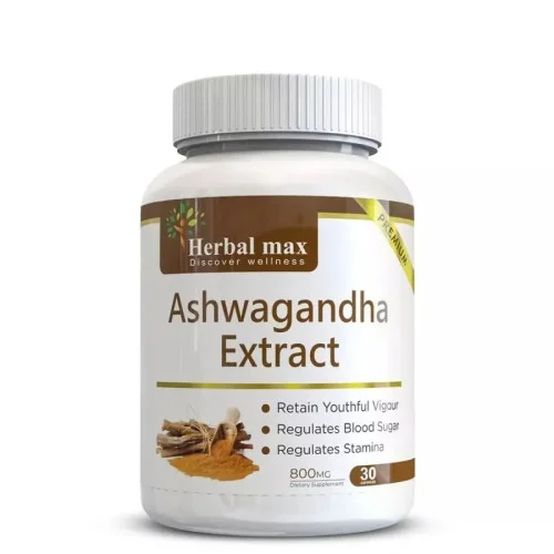 Herbal Max Ashwagandha Extract  Capsules (30 Capsules)