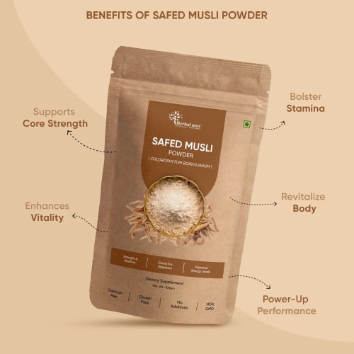 Herbal Max Safed Musli Powder (100g)