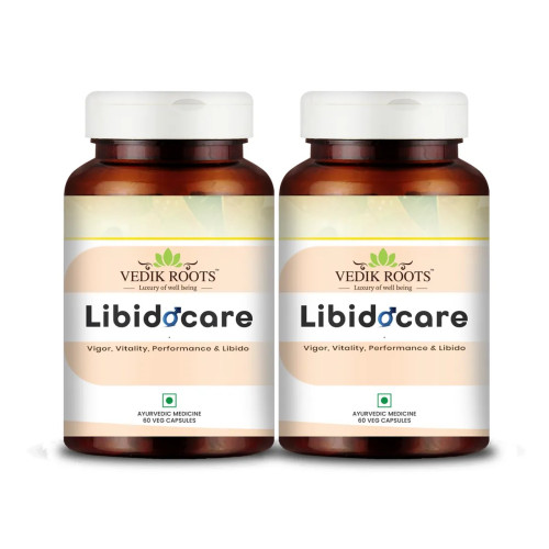 Vedikroots Libidocare  Capsules (60cap, Pack of 2)