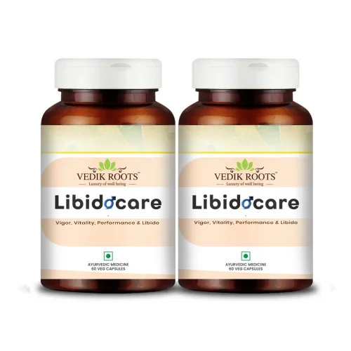 Vedikroots Libidocare  Capsules (60cap, Pack of 2)