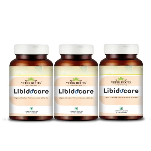 Vedikroots Libidocare  Capsules (60cap, Pack of 3)