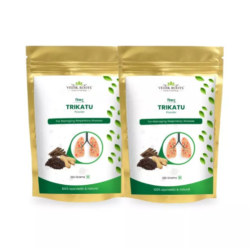 Vedikroots Trikatu Powder (100g, Pack of 2)