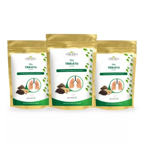 Vedikroots Trikatu Powder (100g, Pack of 3)