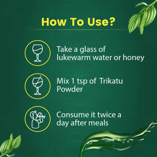 Vedikroots Trikatu Powder (100g, Pack of 3)