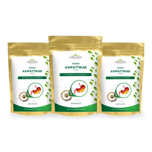 Vedikroots Avipattikar Powder (Churan) (100g, Pack of 3)