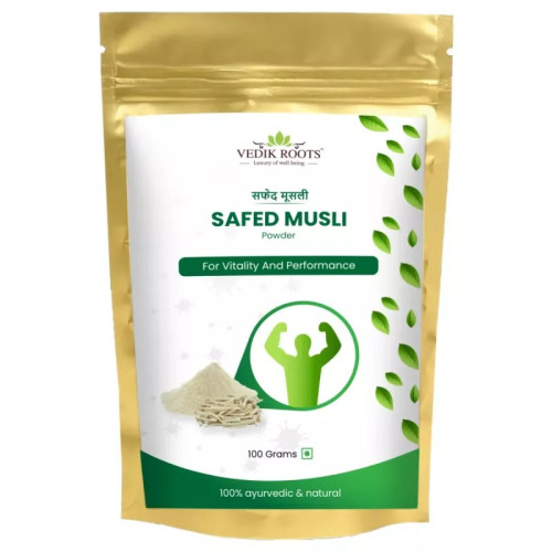 Vedikroots Safed Musli Root Powder (100g)