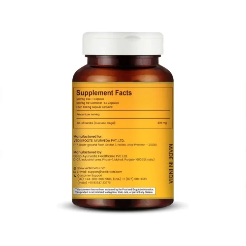 Vedikroots Curcumin  Capsules (60cap)