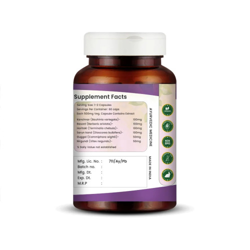 Vedikroots Pyloease  Capsules (60cap)