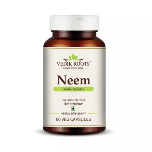 Vedikroots Neem  Capsules (60cap)