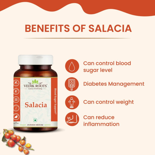 Vedikroots Salacia  Capsules (60cap)