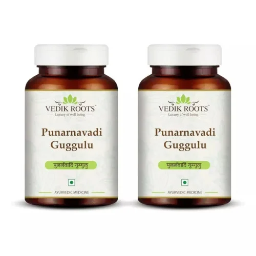 Vedikroots Punarnavadi Guggulu  Tablets (60 Tablets, Pack of 2)
