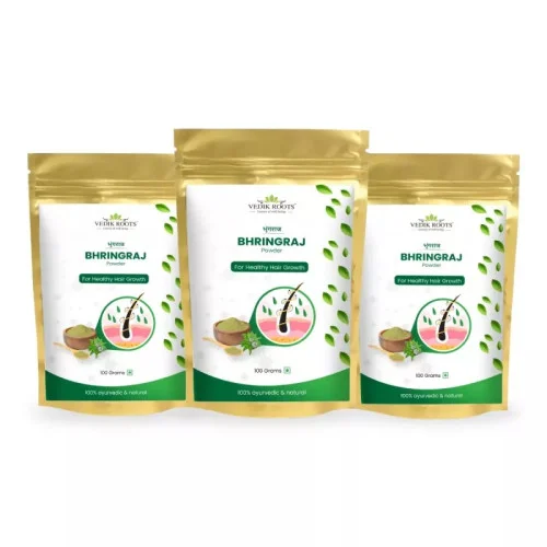 Vedikroots Bhringraj Powder (100g, Pack of 3)
