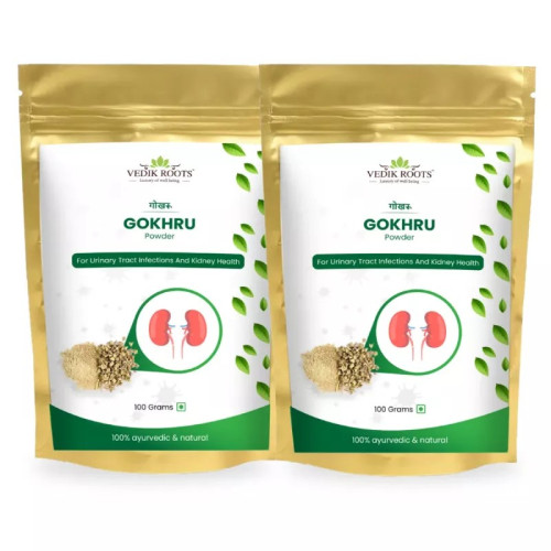 Vedikroots Gokhru Powder (100g, Pack of 2)