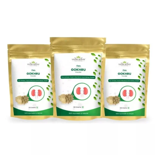 Vedikroots Gokhru Powder (100g, Pack of 3)