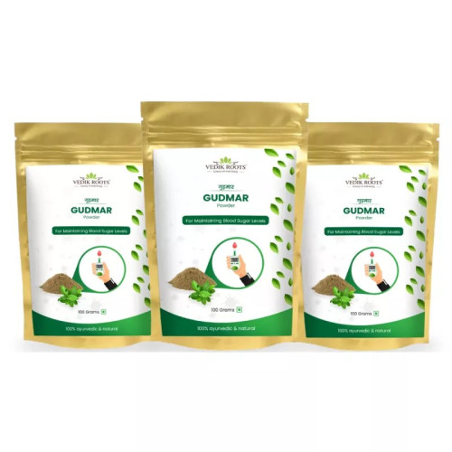 Vedikroots Gudmar Powder (100g, Pack of 3)