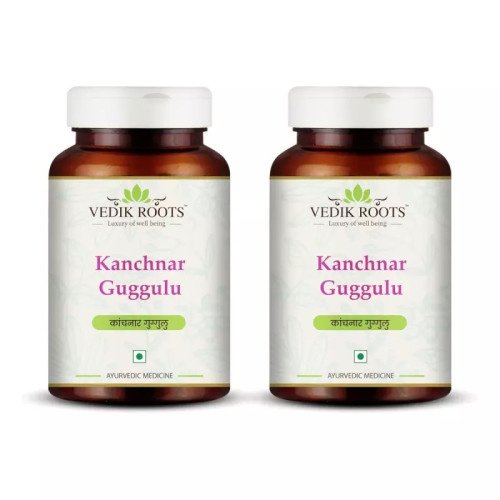 Vedikroots Kanchnar Guggulu  Tablets (60 Tablets, Pack of 2)