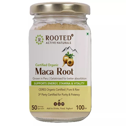 Rooted Active Naturals Maca Root Powder (100g)