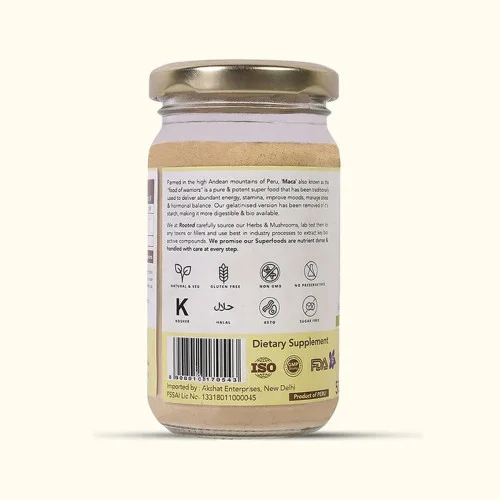 Rooted Active Naturals Maca Root Powder (100g)