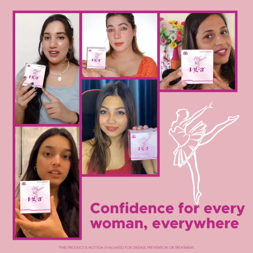 Dharmanis International Vg-3  Tablets For Women + Vy Jelly Lubricant For Men & Women (24  Tabletss With 2 Applicators + Jelly 50ml) (1Pack)