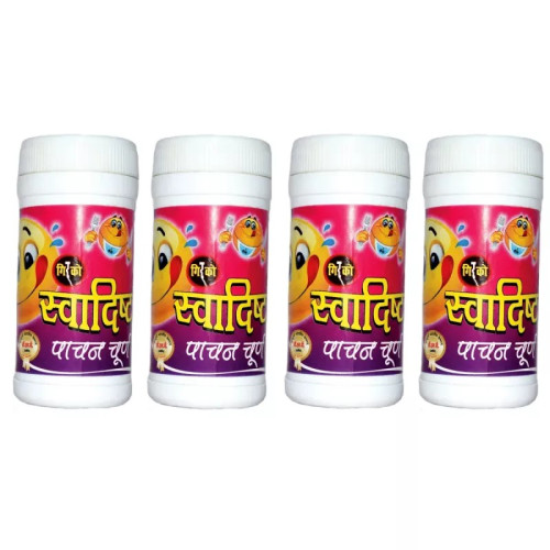 Girko Swadisht Pachan Churna (50g, Pack of 4)