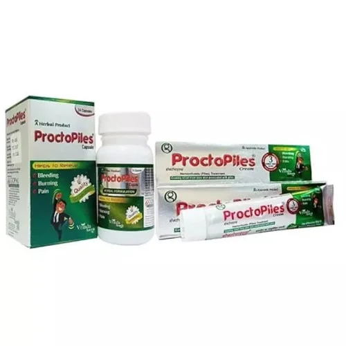 Vrinda Proctopiles  Capsules + Cream (24  Capsules + 25g) (1Pack)