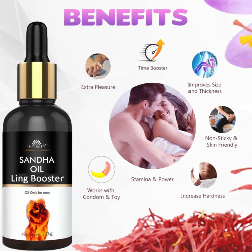 Intimify Bed King  Capsules + Sandha Oil Ling Booster (30  Capsules + 15 ml) (1Pack)