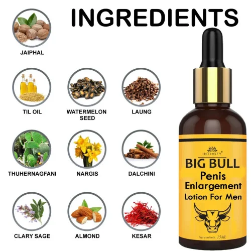 Intimify Big Bull Penis Enlargement Lotion (15ml)