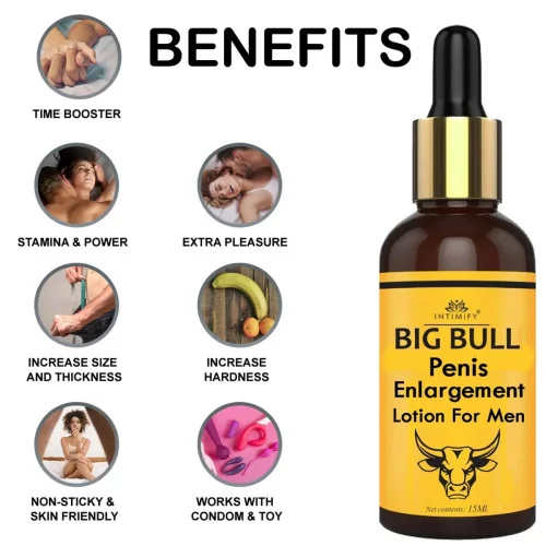 Intimify Big Bull Penis Enlargement Lotion (15ml)