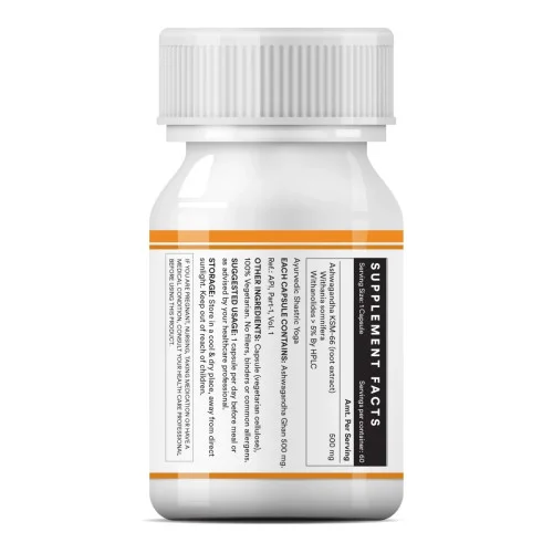 Inlife Ashwagandha Ksm-66 (500 Mg)  Capsules (60cap)