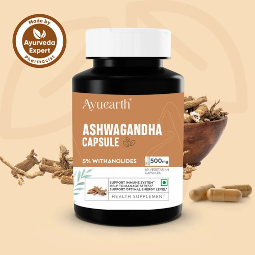 Ayuearth Ashvagandha  Capsulesule (60cap)