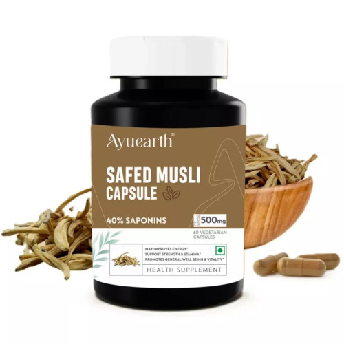 Ayuearth Safed Musli  Capsulesule (60cap)