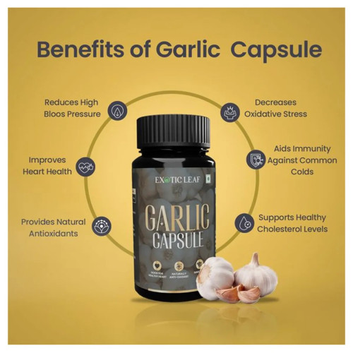 Exotic Leaf Garlic  Capsules (120cap)